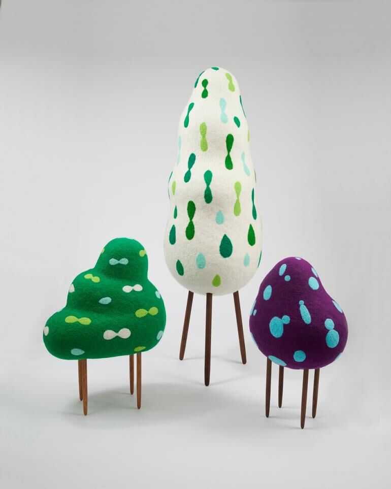 Candy-Colored Bronze Sculptures
