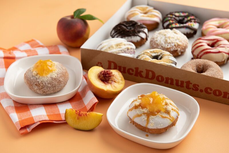 Made-to-Order Peach Donuts