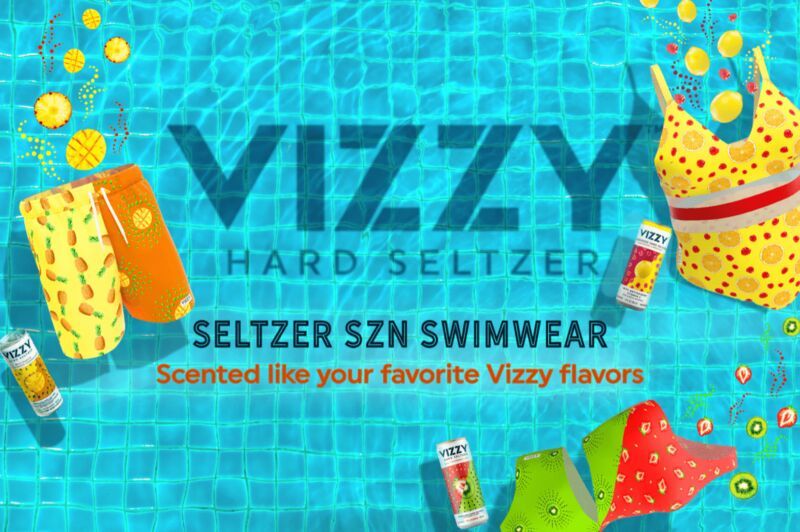 Exclusive Seltzer-Scented Swimwear