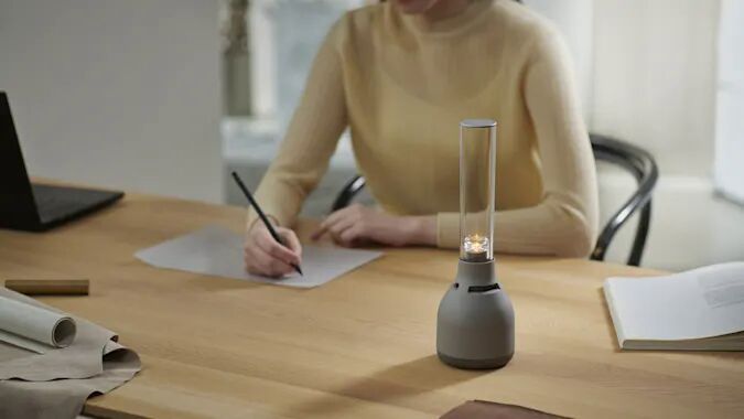 Lamp-Style Portable Speakers