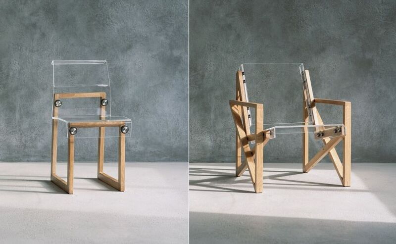 Illusory Multi-Material Chairs
