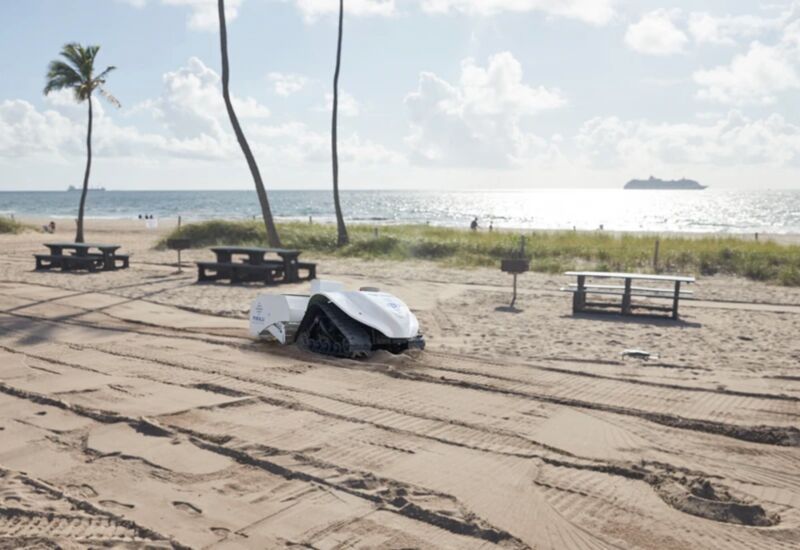 Eco-Friendly Beach-Cleaning Robots