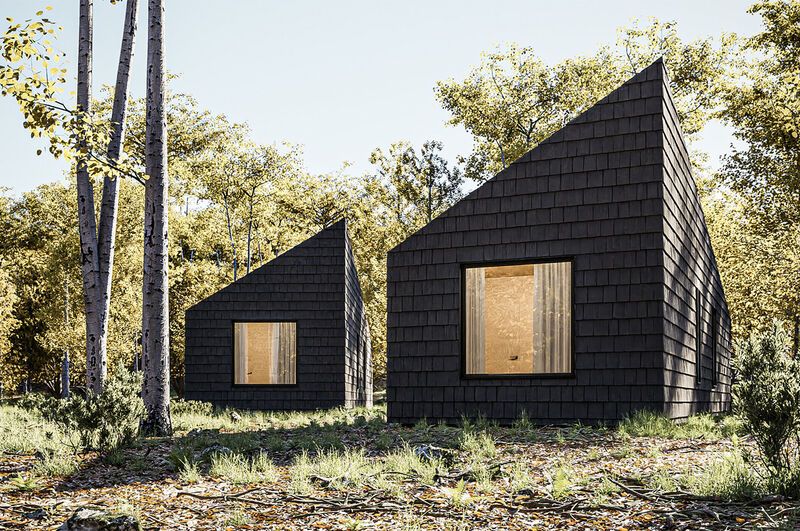 Off-Grid Solar-Powered Cabins