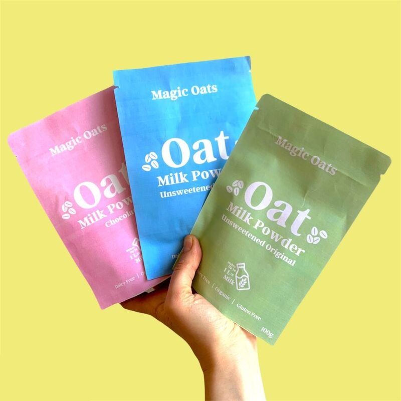 Hyper-Convenient Oat Milk Powders