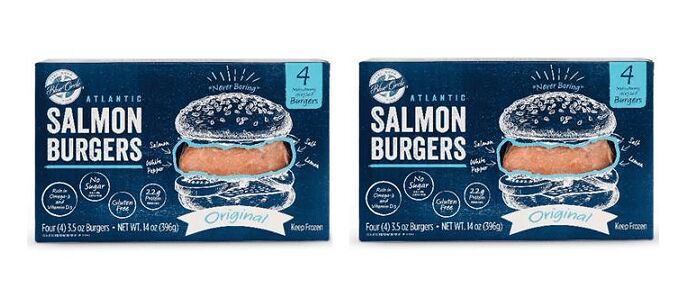 Four-Ingredient Salmon Burgers