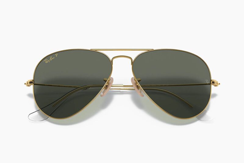Gilded 18K Aviator Sunglasses : Ray-Ban Aviator Solid Gold