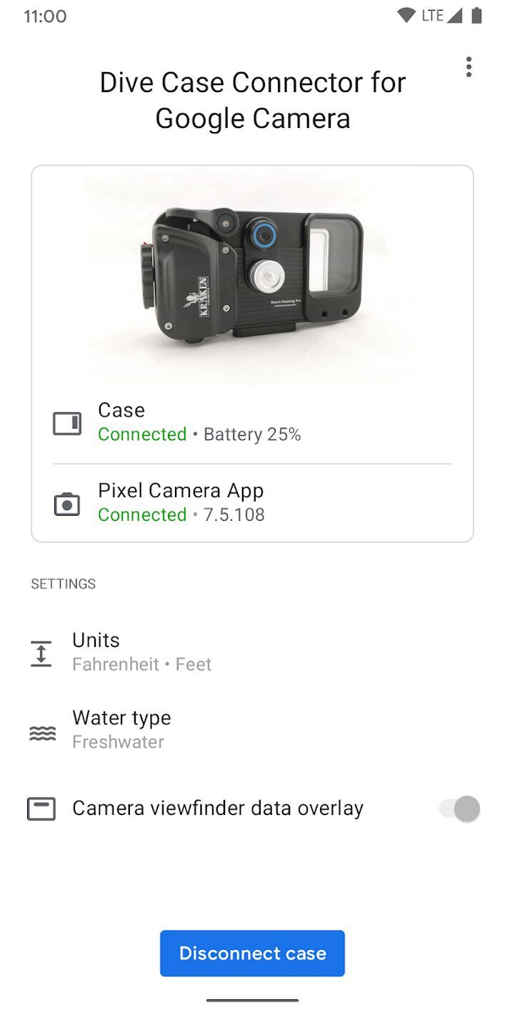 Connective Underwater Camera Apps