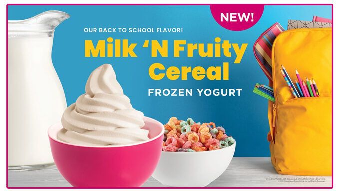 Back-to-School Frozen Yogurt Flavors