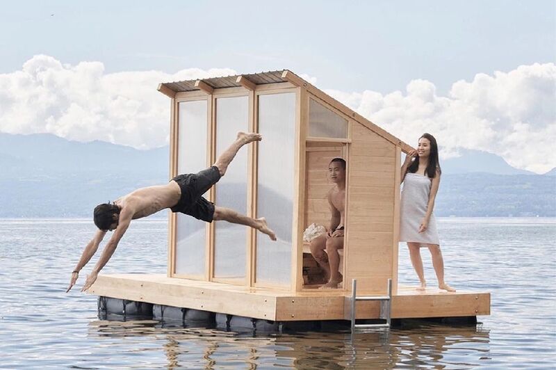 Prefabricated Floating Saunas