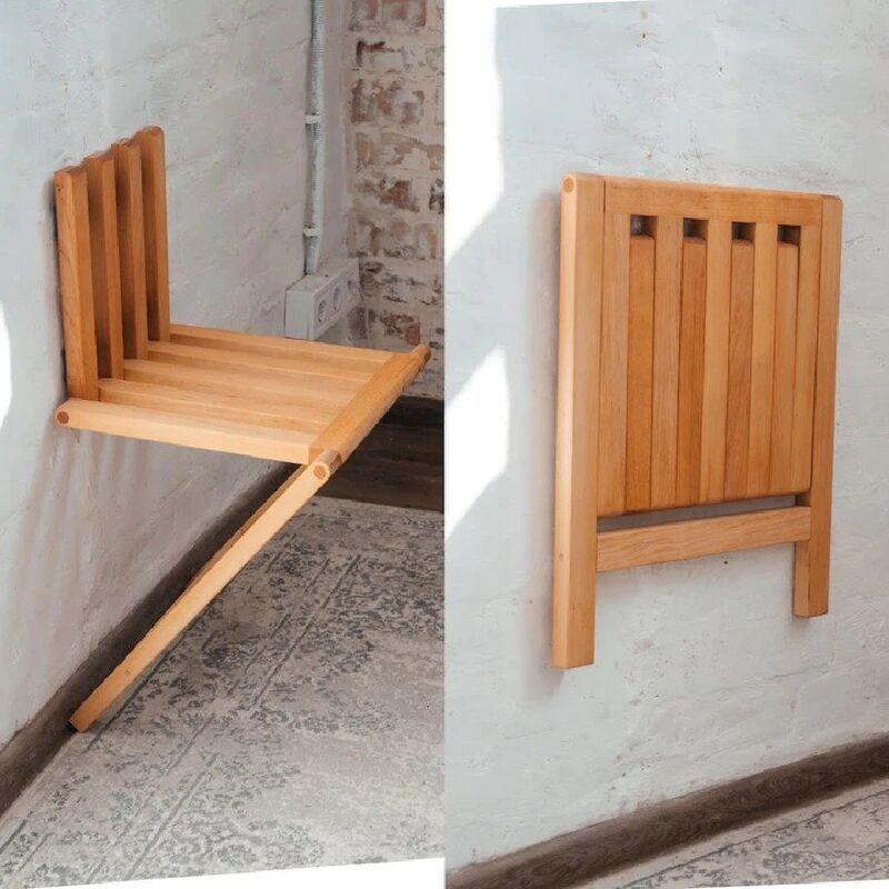 Foldable Wall-Mounted Chairs