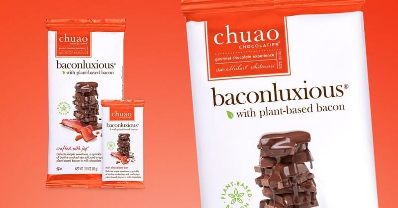 Plant-Based Bacon Chocolate Bars