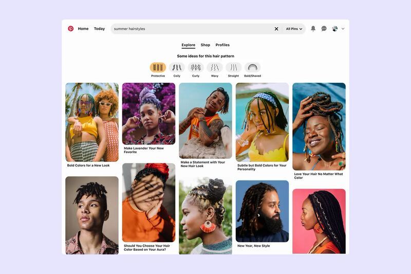 Inclusive Hair Search Features