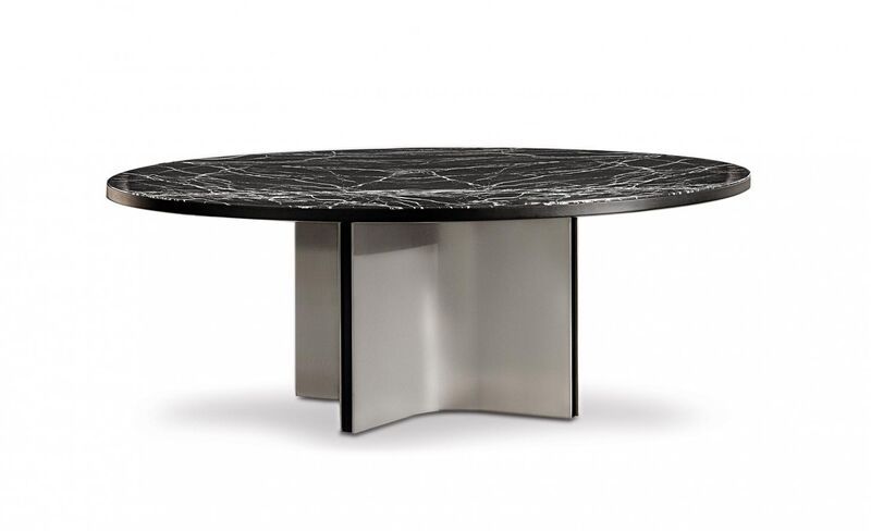 Marbled Metal Sculptural Tables