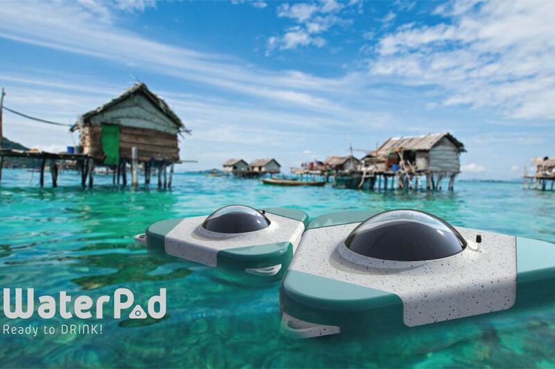 Floating Desalination Water Pods