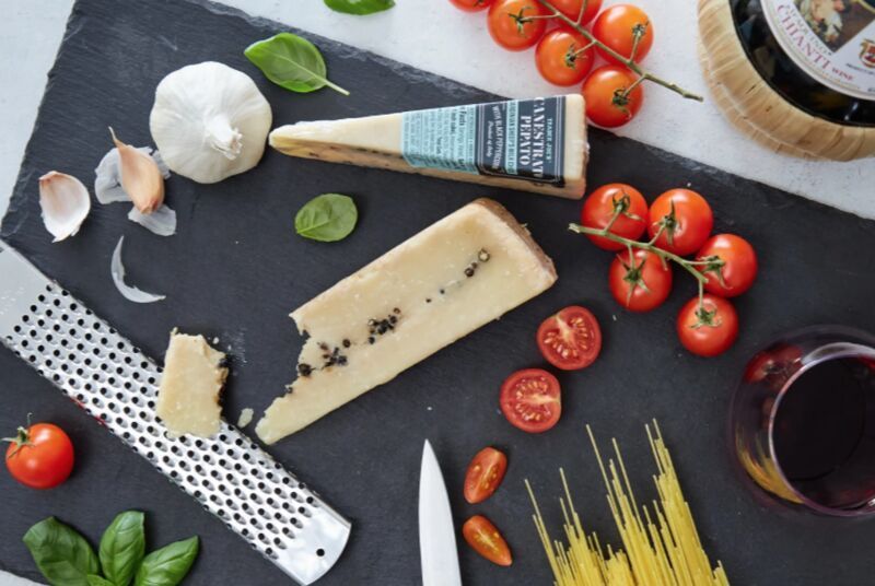 Peppercorn-Infused Italian Cheeses