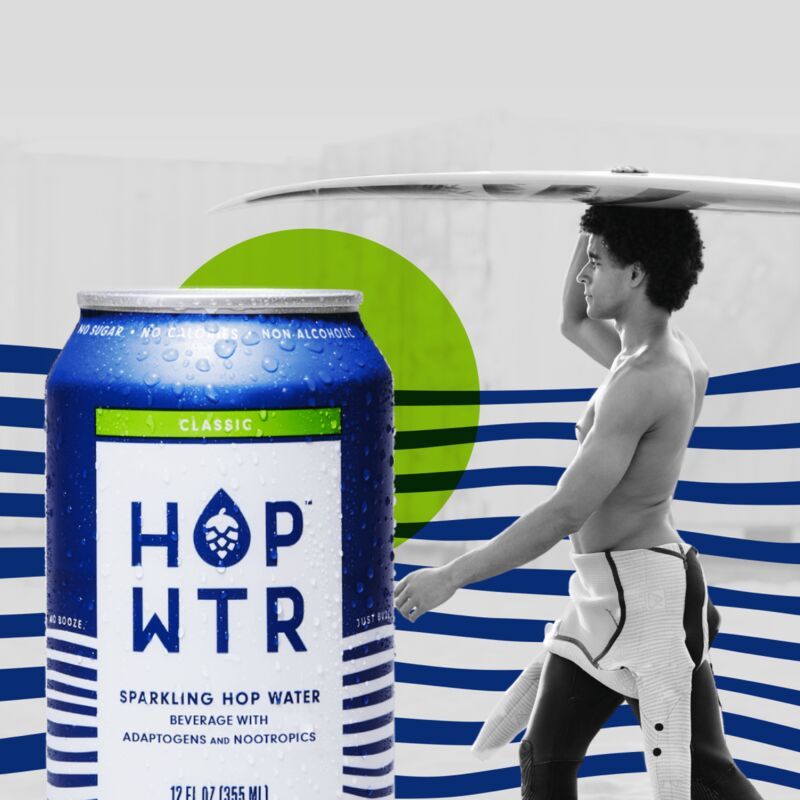 Non-Alcoholic Nootropic Hop Waters