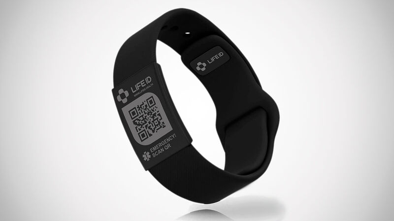 MyICETag Smart Medical Alert ID Bracelet, Safety, Sport, Emergency and  Everyday Wristband - Fits Men, Women & Kids - Model Flex - Size ML - Color  Black - Silver Pod : Amazon.in: Sports, Fitness & Outdoors