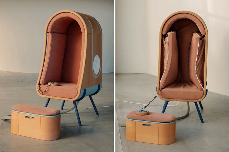 Stress-Reducing Hugging Chairs