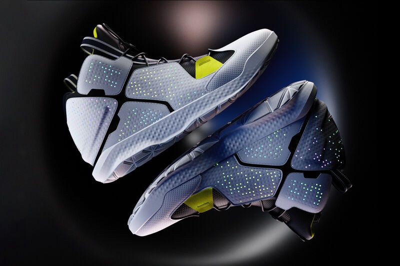Textural Glow-in-the-Dark Sneakers