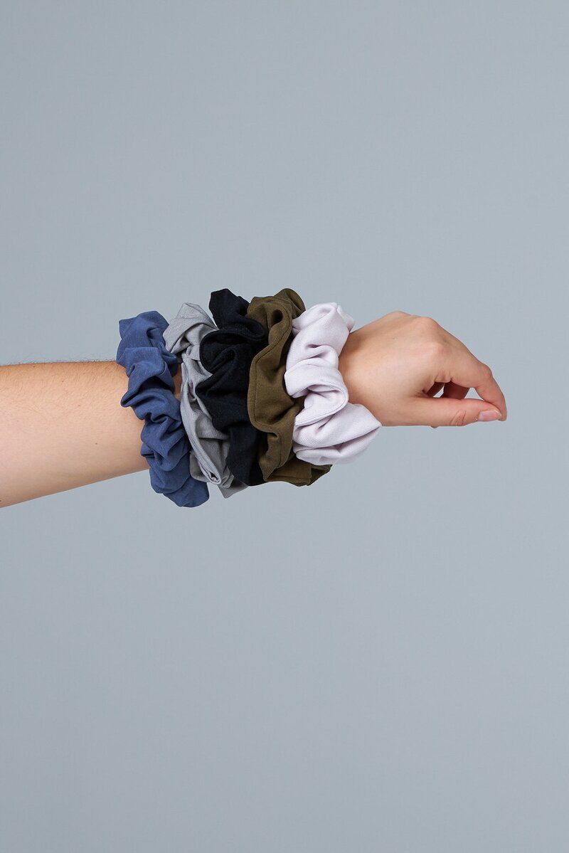 Zero-Waste Scrunchies