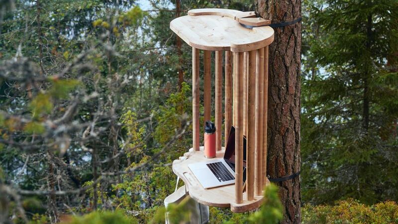Tree-Mounted Remote Desks