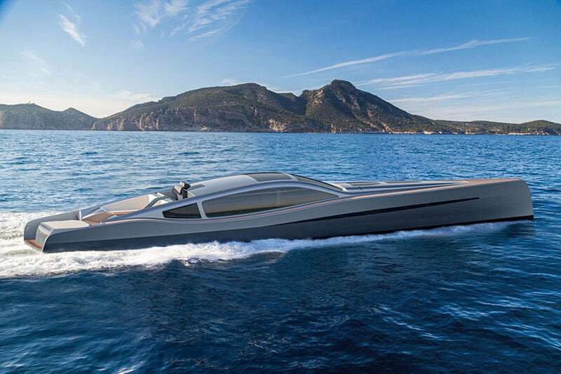 Sleek Hybrid Racing Yachts