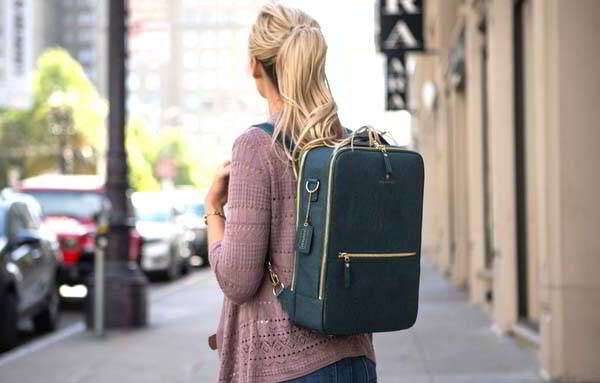 Chic Cork Leather Backpacks