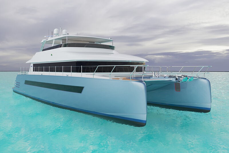 Opulent Aluminum-Hulled Catamarans