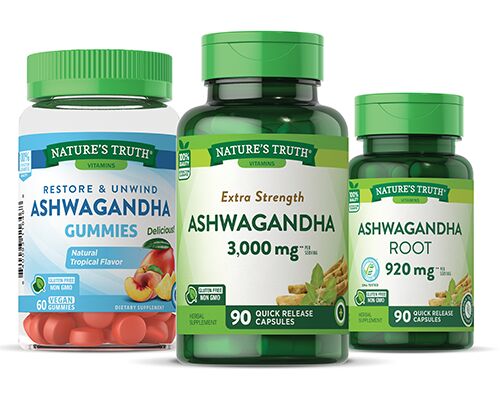 Easy-to-Take Ashwagandha Supplements : Ashwagandha Supplements