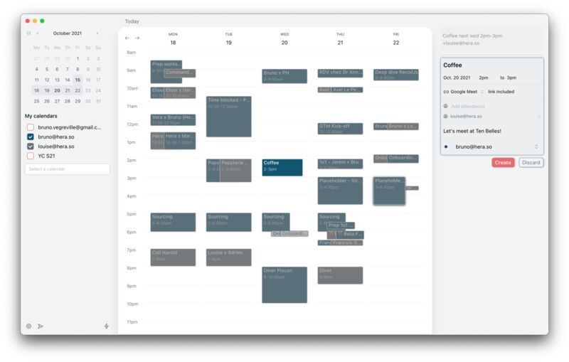 Consolidated Calendar Apps