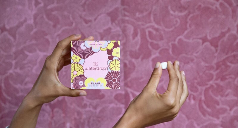 Floral-Flavored Microdrink Cubes