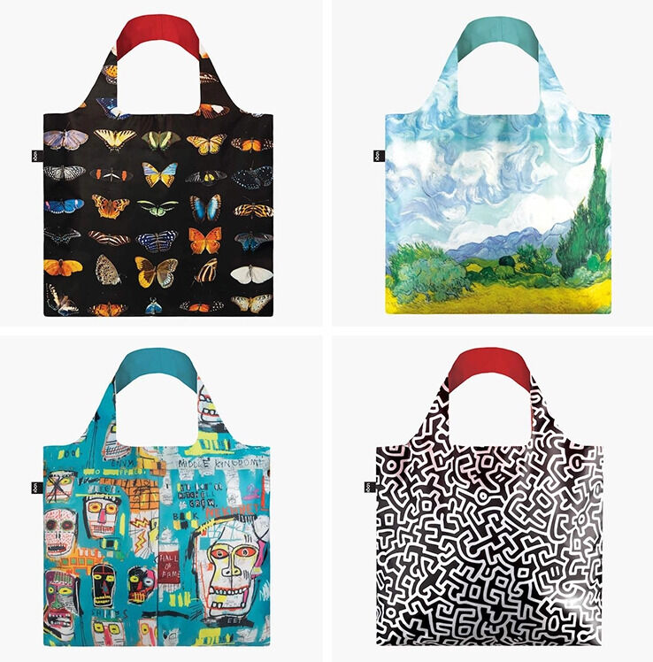 Abstract Reusable Tote Bags