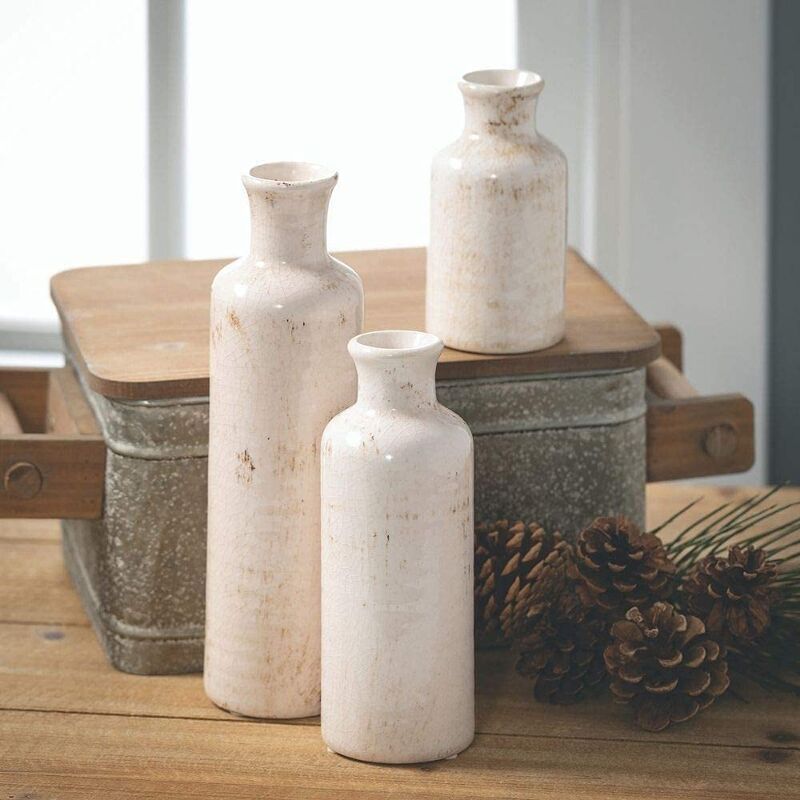 Rustic Ceramic Vase Sets