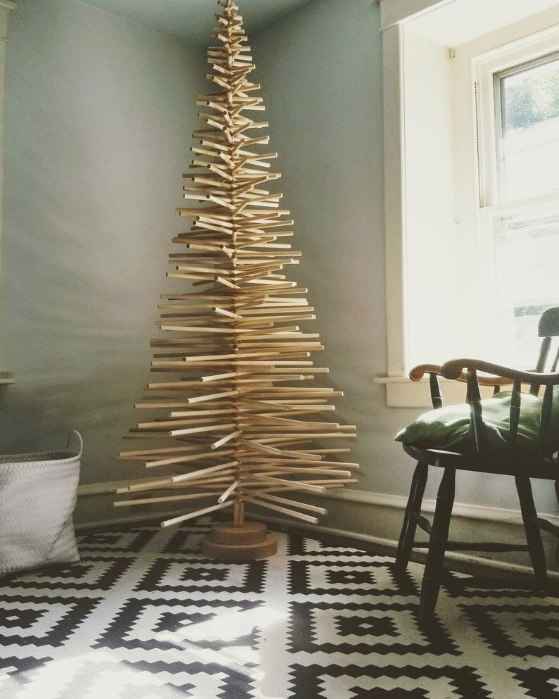 Recycled Wood Christmas Trees