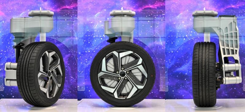 Futuristic Auto Wheel Modules