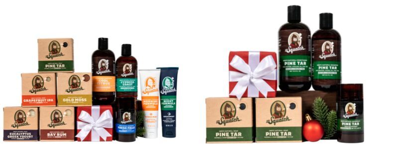 Male-Focused Holiday Soap Bundles : Dr. Squatch