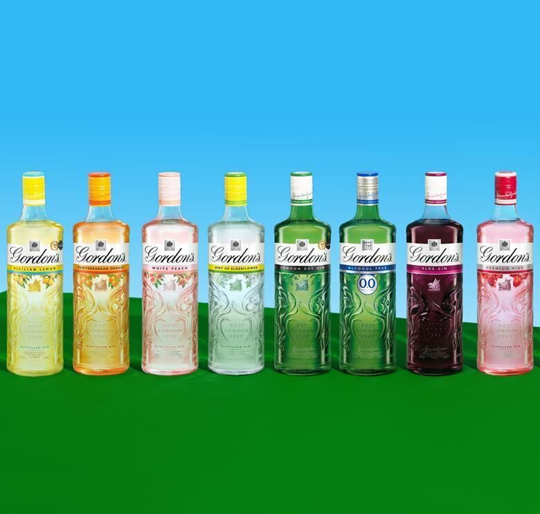 Recycled Glass Gin Bottles