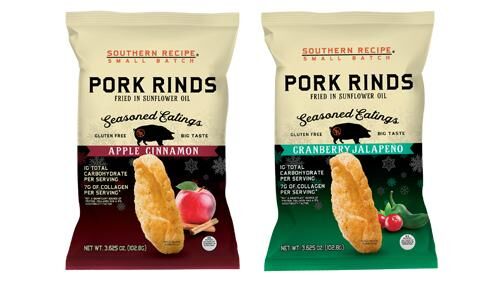 Festively Flavored Pork Rinds