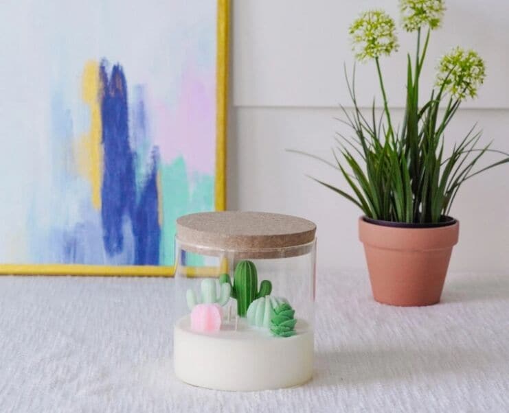 Succulent Terrarium Candles