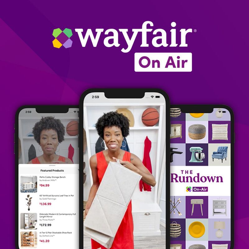 Wayfair On Air utilizing livestream shopping tactics