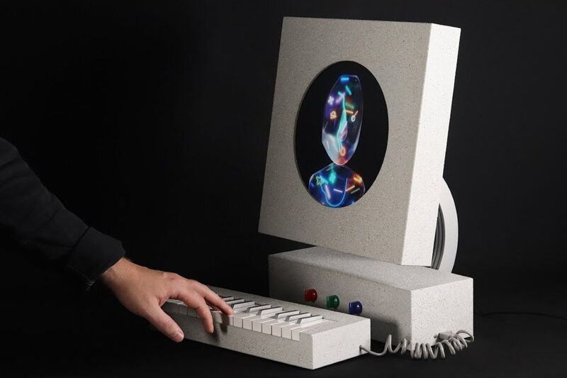 Interactive Display-Equipped Synthesizers