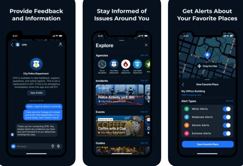 Collaborative Policing Apps