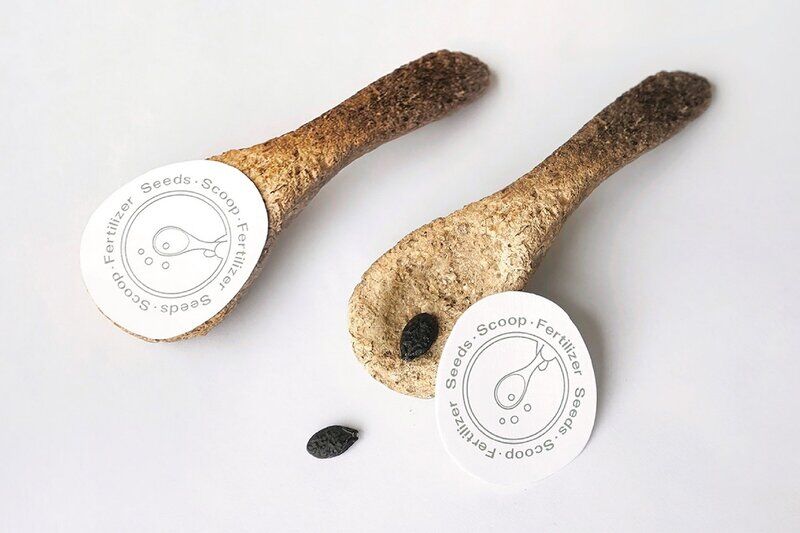 Compostable Flower Seed Scoops Main Gallery Image