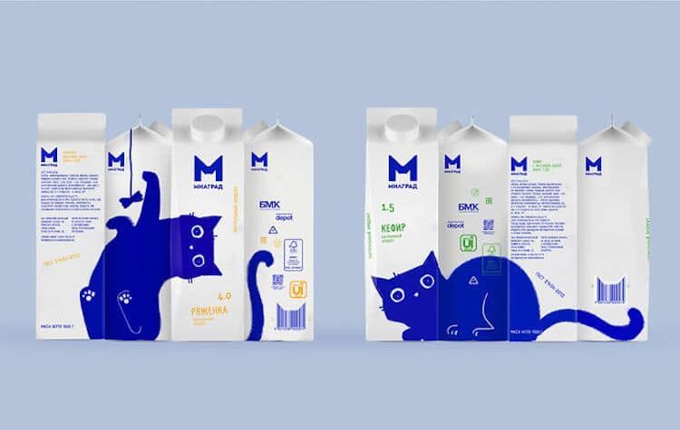 Adorable Cat Milk Cartons