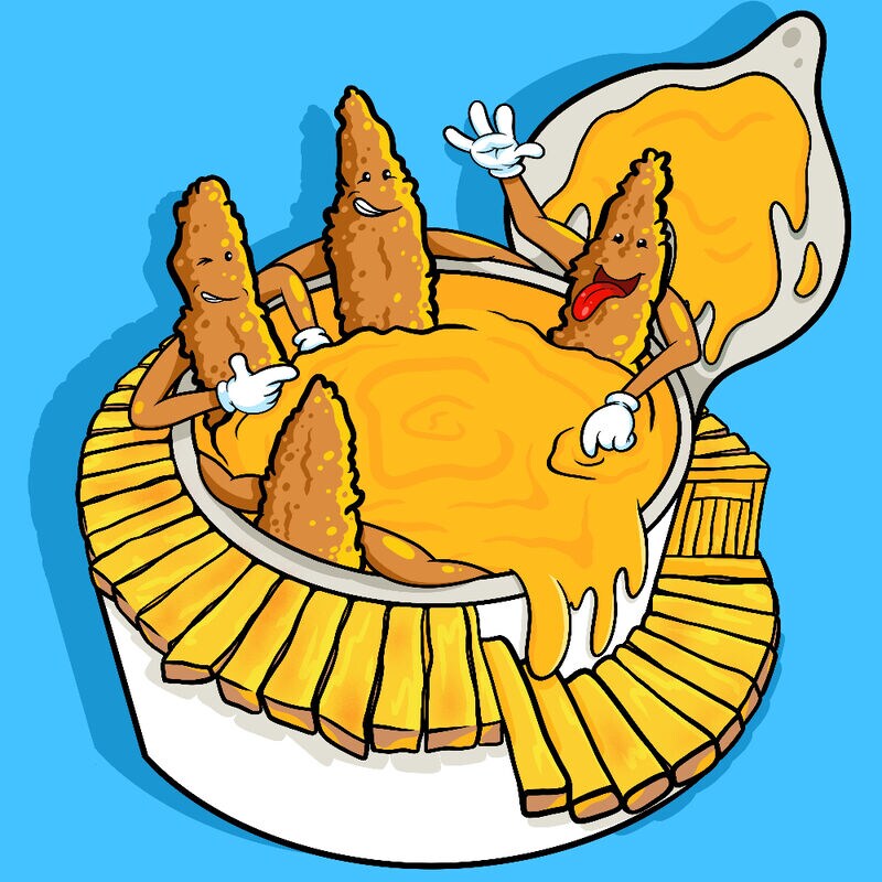 Chicken-Themed Virtual Art