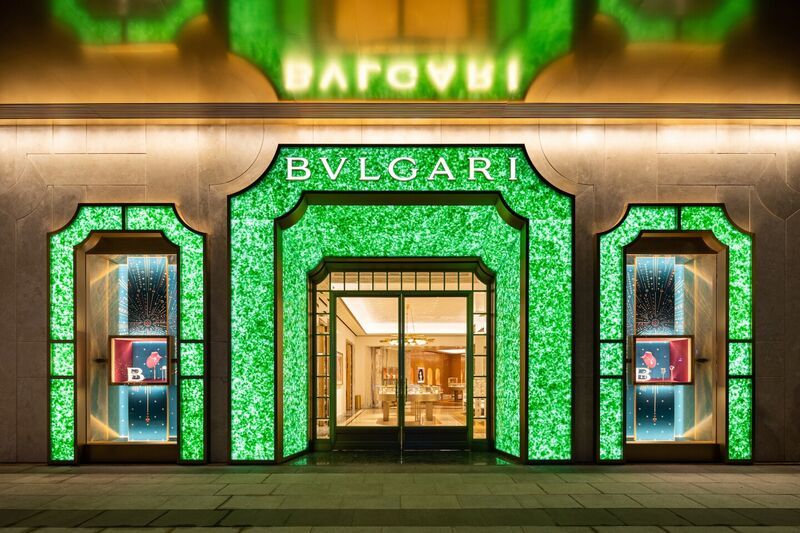 Recycled Glass Retail Facades