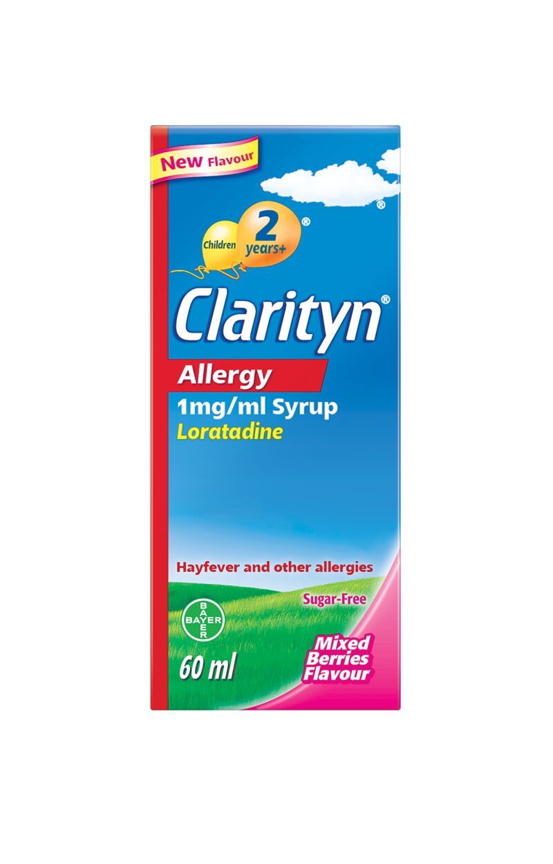 Berry-Flavored Allergy Relief Syrups