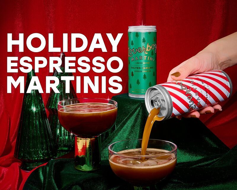 Canned Holiday Espresso Martinis