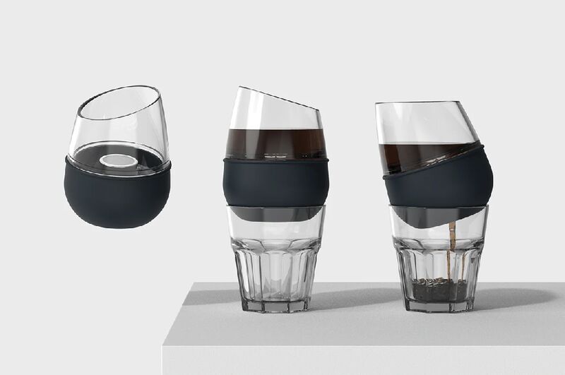 Angled Immersion Coffee Brewer