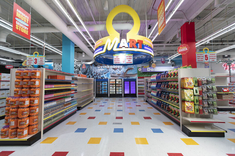 Inconspicuous Interactive Experiences Omega Mart